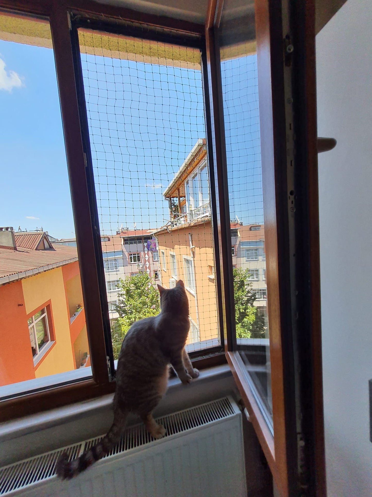 Winblock Pets 110cm x140cm plasa de protecție pentru ferestre