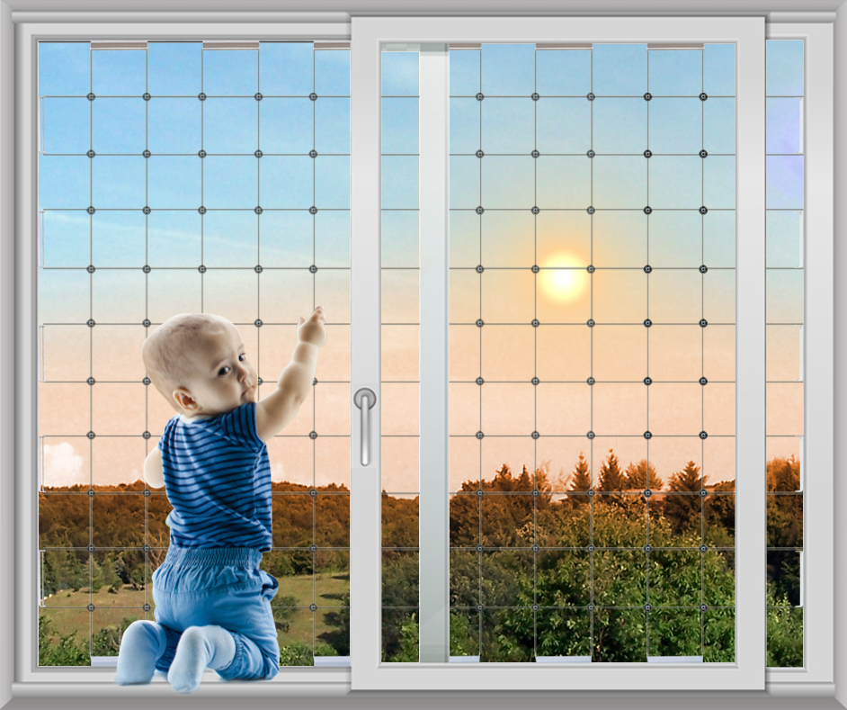 Plasă de protecție ferestre anti-cădere copii – Winblock Kids