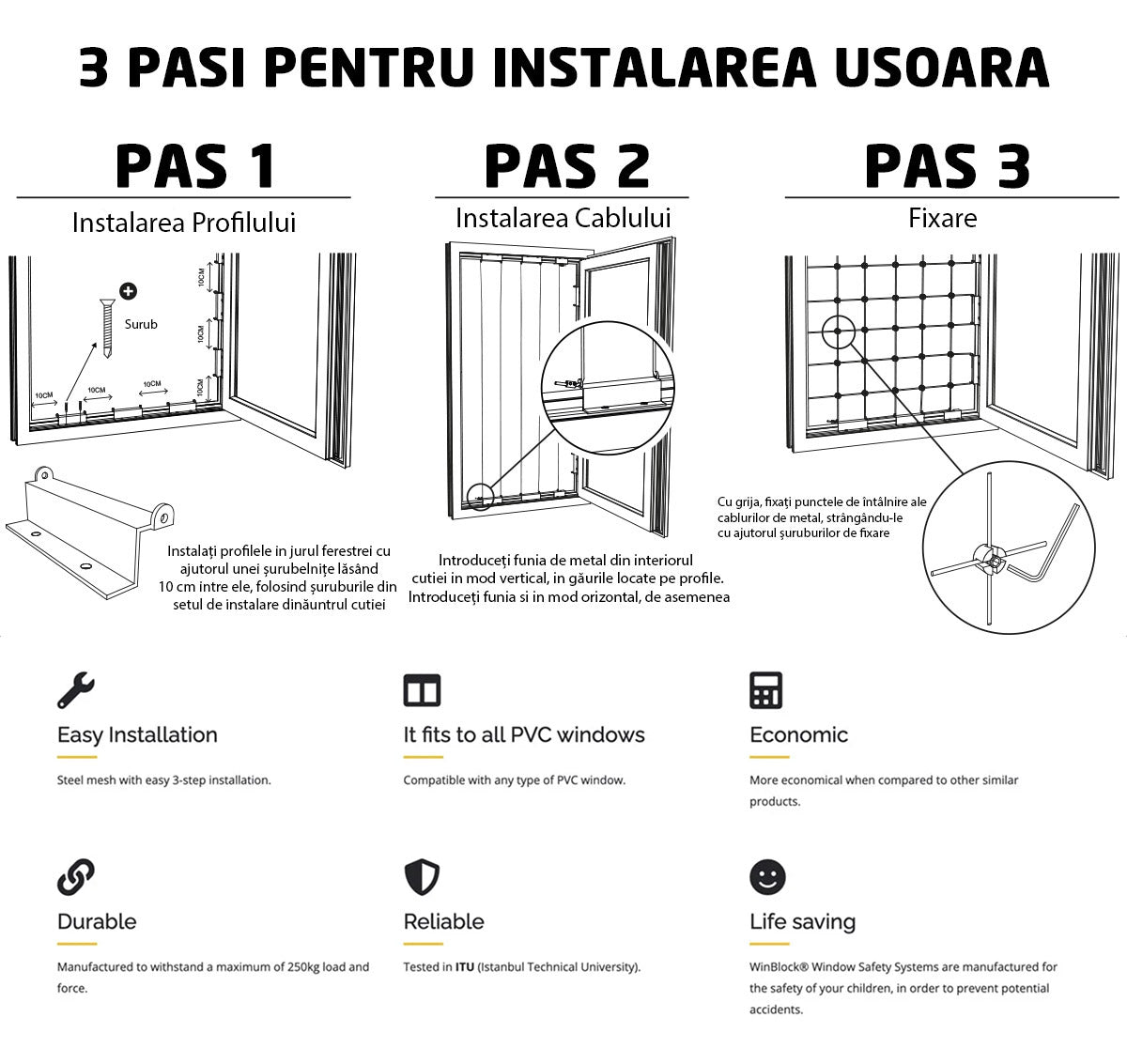 40cm x 60cm Kit Winblock Kids