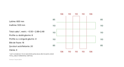 60cm x 50cm Kit Winblock Kids